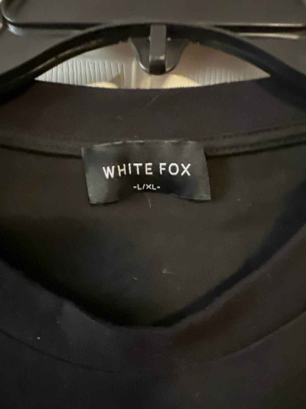 White Fox Oversized Graphic Tee LTD ED 13 Black Streetwear L XL - Picture 2 of 2